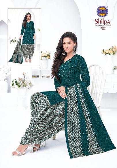 Mfc shilpa vol 7 cotton dress material online wholesale